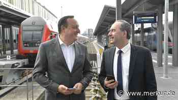 Telefónica-Chef Haas und Aiwanger im Gespräch: Wie Bayern die Lücken im Mobilfunk-Netz schließen will