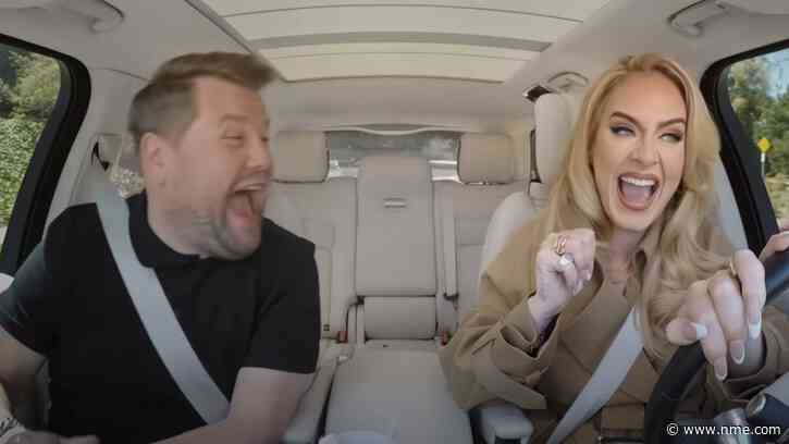Adele reveals ‘I Drink Wine’ was partly inspired by conversation with James Corden