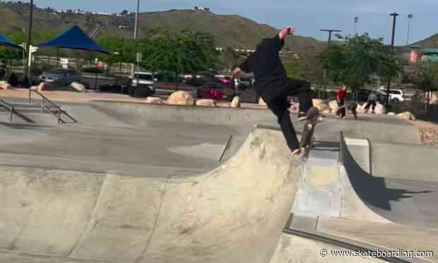 No Section Of This Skatepark Is Safe From Kieran Woolley's Heavy Hot Lap
