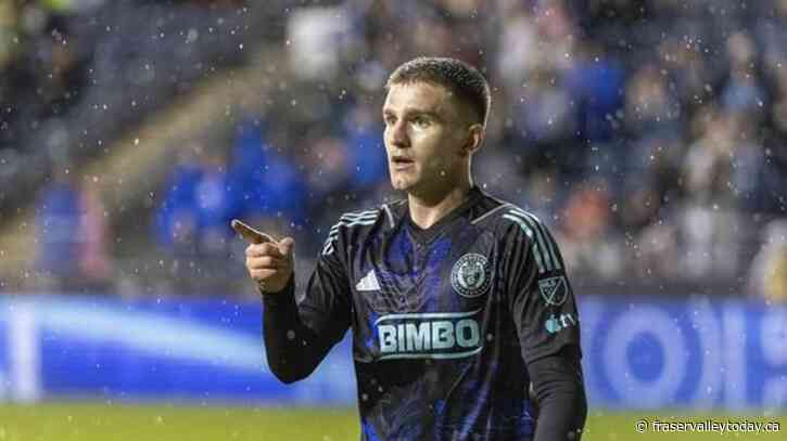 Philadelphia’s Uhre earns MLS weekly player award after hat trick against Toronto FC