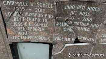 3 young kids charged with damaging columbarium doors at Bracebridge cemetery