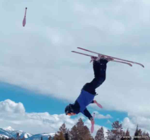 Look: Juggling Skier Turns Heads With Flipping Incredible Trick