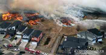 Northwest Edmonton homes evacuated due to grass fire along Anthony Henday Drive