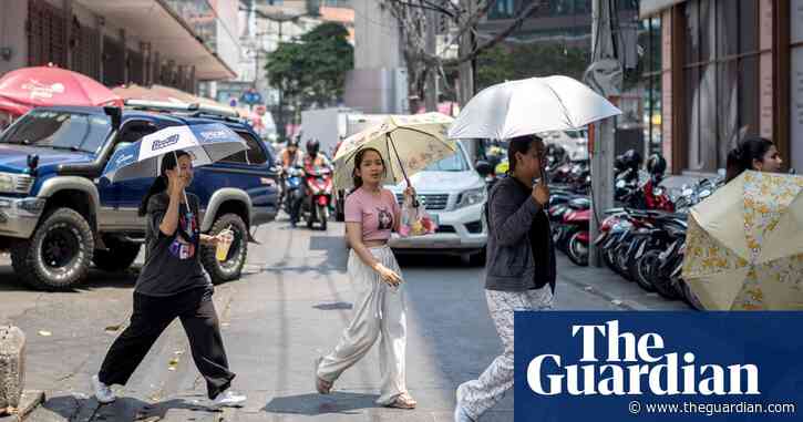 Weather tracker: heatwave grips parts of Asia and heavy snow hits Scandinavia