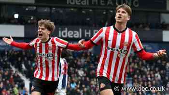 West Brom 1-2 Sunderland - Baggies beaten by play-off rivals with Dennis Cirkin double