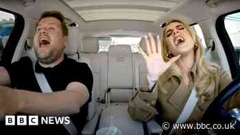 Adele joins James Corden for last ever Carpool Karaoke