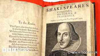 First edition Shakespeare text from 1623 goes on display