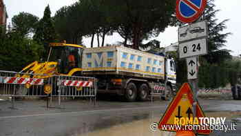 Voragine su via Salaria, Acea: "Dieci giorni di lavoro per il ripristino"