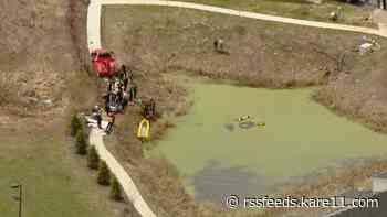 Dive team responds to vehicle in the water with person inside