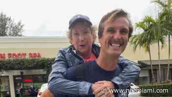 Firefighter Carries Woman on His Back to Rescue Her From Flooded Area