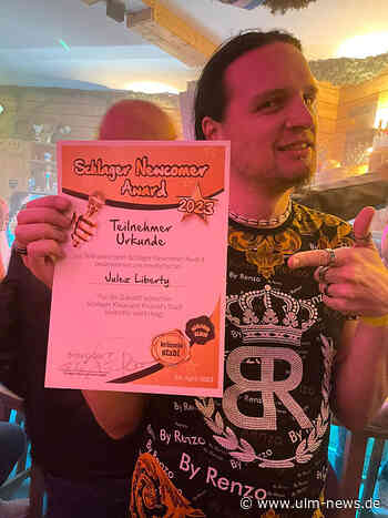 Blausteiner Sänger Julez Liberty belegt dritten Platz beim Schlagerwettbewerb auf Mallorca