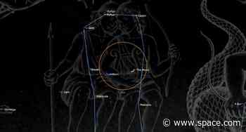 Look up and find Mars beside the thin crescent moon tonight