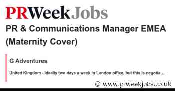 G Adventures: PR & Communications Manager EMEA (Maternity Cover)