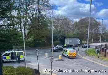 Roads closed near Dunkenhalgh Hotel due to suspected bomb scare