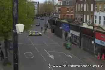 Camberwell Road Southwark crash: Cyclist taken to hospital