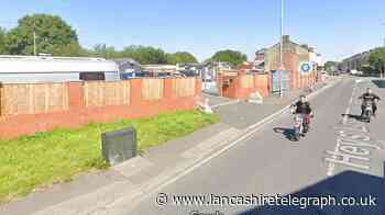 Former Oswaldtwistle garage site plan for travellers' caravans