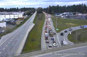 Arrest for stolen vehicle stalls traffic in Abbotsford