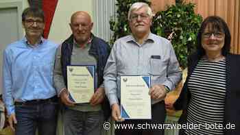Ehrungsabend beim SSV Walddorf: Heinz Gänßle und Klaus Volz sind Ehrenmitglieder