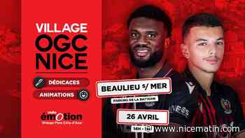 Le village OGC Nice, Moffi et Bouanani à Beaulieu ce mercredi après-midi