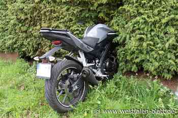 Bünde: Motorradfahrer (16) schwer verletzt