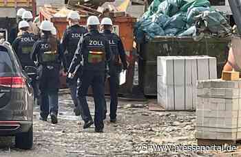 HZA-F: Bundesweite Schwerpunktprüfung gegen Schwarzarbeit- Zoll nimmt Baubranche ins Visier