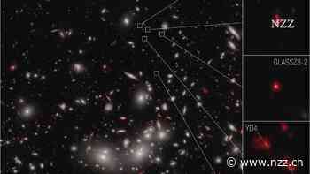 Webb-Teleskop: Schon 650 Millionen Jahre nach dem Urknall formierten sich die ersten Galaxienhaufen