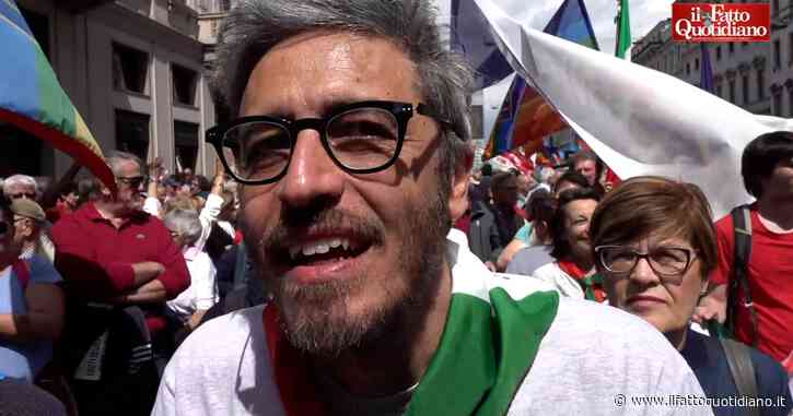 25 aprile, anche Pif in corteo: “Abbiamo La Russa che cambia i fatti storici, un motivo in più per esserci”