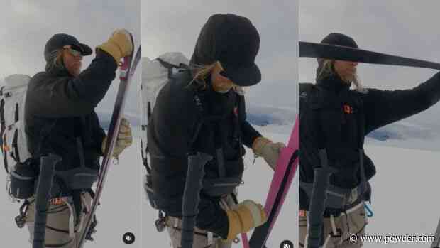 Look: Cody Townsend's Simple Hack To Folding And Putting Away Skins