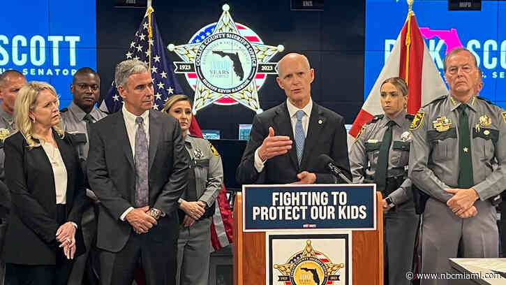 Bill From Florida's US  Sen. Scott Would Fund Armed Officers in All US Schools