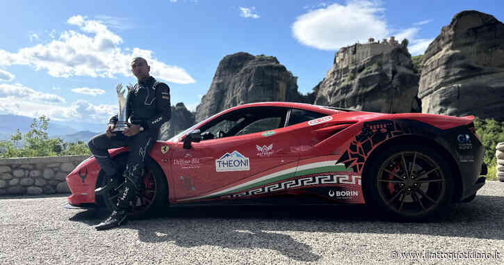 La Ferrari F8 Tributo del pilota Fabio Barone conquista i Santuari di Meteora. E’ il quinto Guinness dei Primati