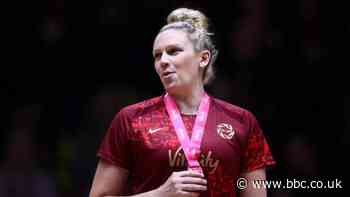 Jo Harten: England's Commonwealth gold medal winner retires from international netball