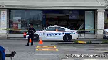 Car crashes into Pickering Shoppers Drug Mart