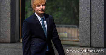 Ed Sheeran, Accused of Copying Marvin Gaye, Testifies He Wrote His Song