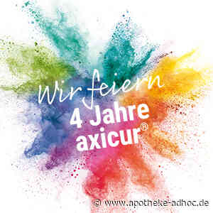axicur® - rezeptfreie Gesundheit feiert 4. Geburtstag