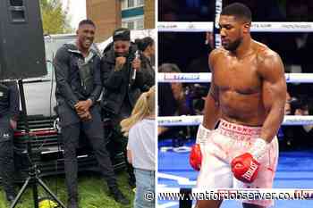 Anthony Joshua back in Watford's Meriden Park for event