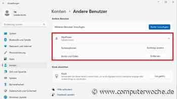 Windows: Schnell lokale Benutzerkonten erstellen