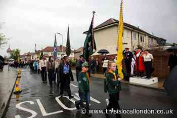 Romford: Over 800 district scouts marched on St George's Day
