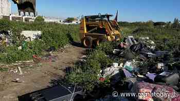 Ruspe a Tor Bella Monaca: sgomberata la baraccopoli di via Aspertini