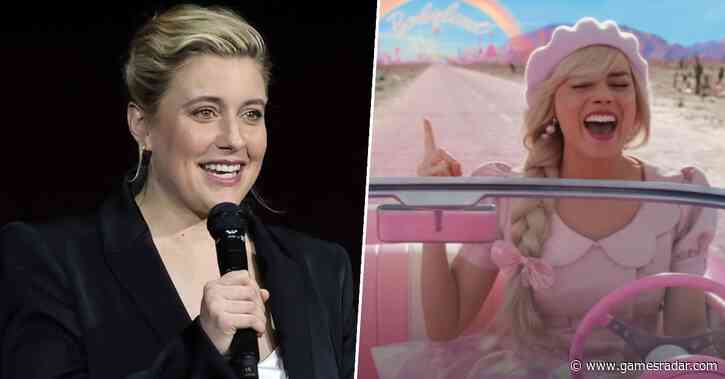 Greta Gerwig says she cried when she walked onto the Barbie set for the first time