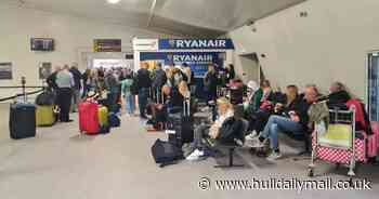 Chaos and missed flights for holidaymakers after delays and IT problems hit airport