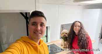 Married couple live and work from a campervan to save £1.4k a month on rent