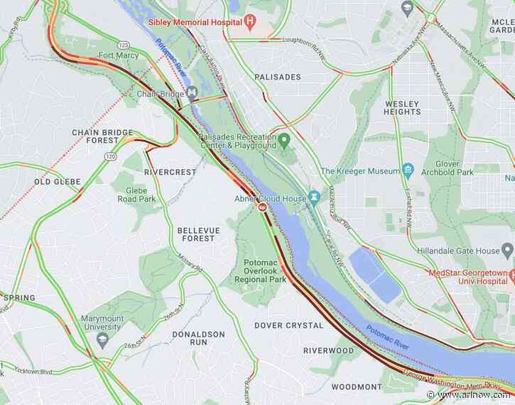 BREAKING: Climate protesters block GW Parkway