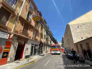 Violent incendie dans un appartement du centre-ville de Nice, un périmètre de sécurité mis en place