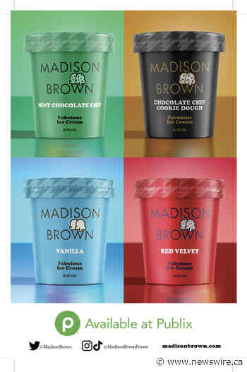 Madison Brown Ice Cream Launches at Publix Stores Nationwide
