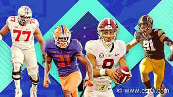 NFL draft cheat sheet: Catch up on all the top prospects, expert picks and rankings