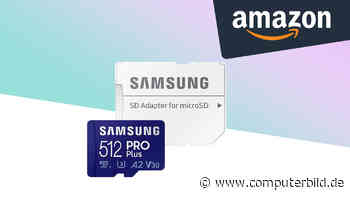Amazon: Samsung-microSD mit 512 GB und Adapter für keine 50 Euro