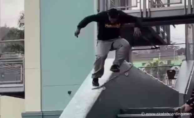 The Clipper Hubba Legacy Lives On: Watch This Flawless Impossible Crooked Grind