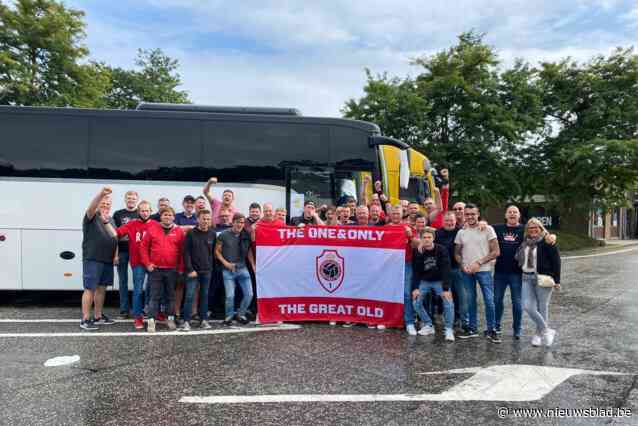 Supportersclub ASC De Grens trekt met vijf bussen en 270 ‘Reds’ naar Heizel: “Onze meest memorabele uitstap ooit”
