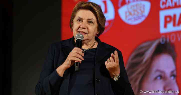 “L’eurodeputata Pd Caterina Chinnici verso l’ingresso in Forza Italia”. Il suo staff non commenta