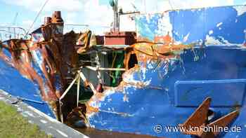 Frachter rammt Offshore-Windkraftanlage in der Nordsee